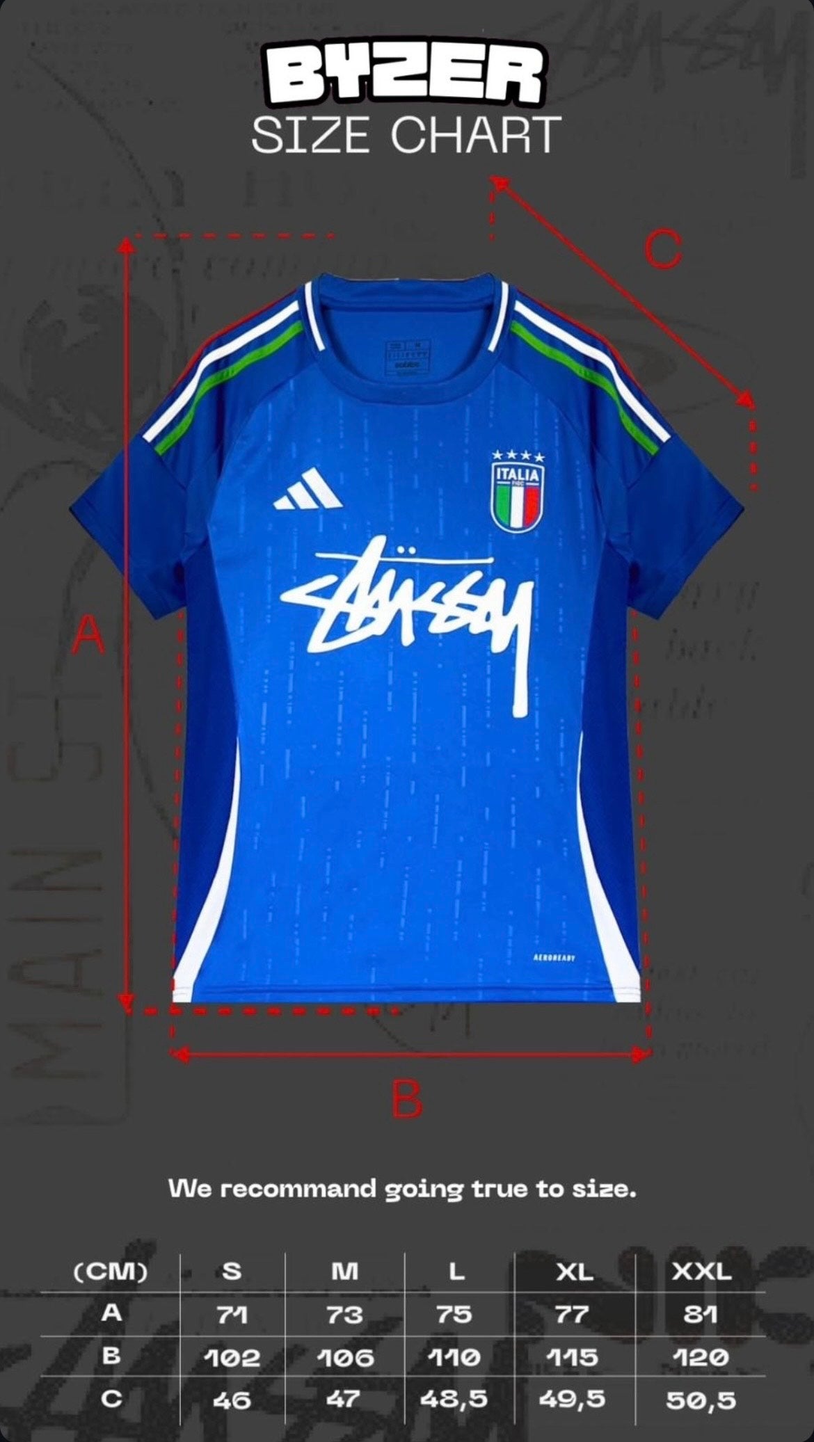 MAILLOT STUSSY BRÉSIL BLEU