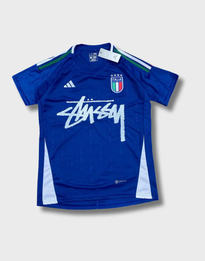 MAILLOT STUSSY ITALIE BLEU