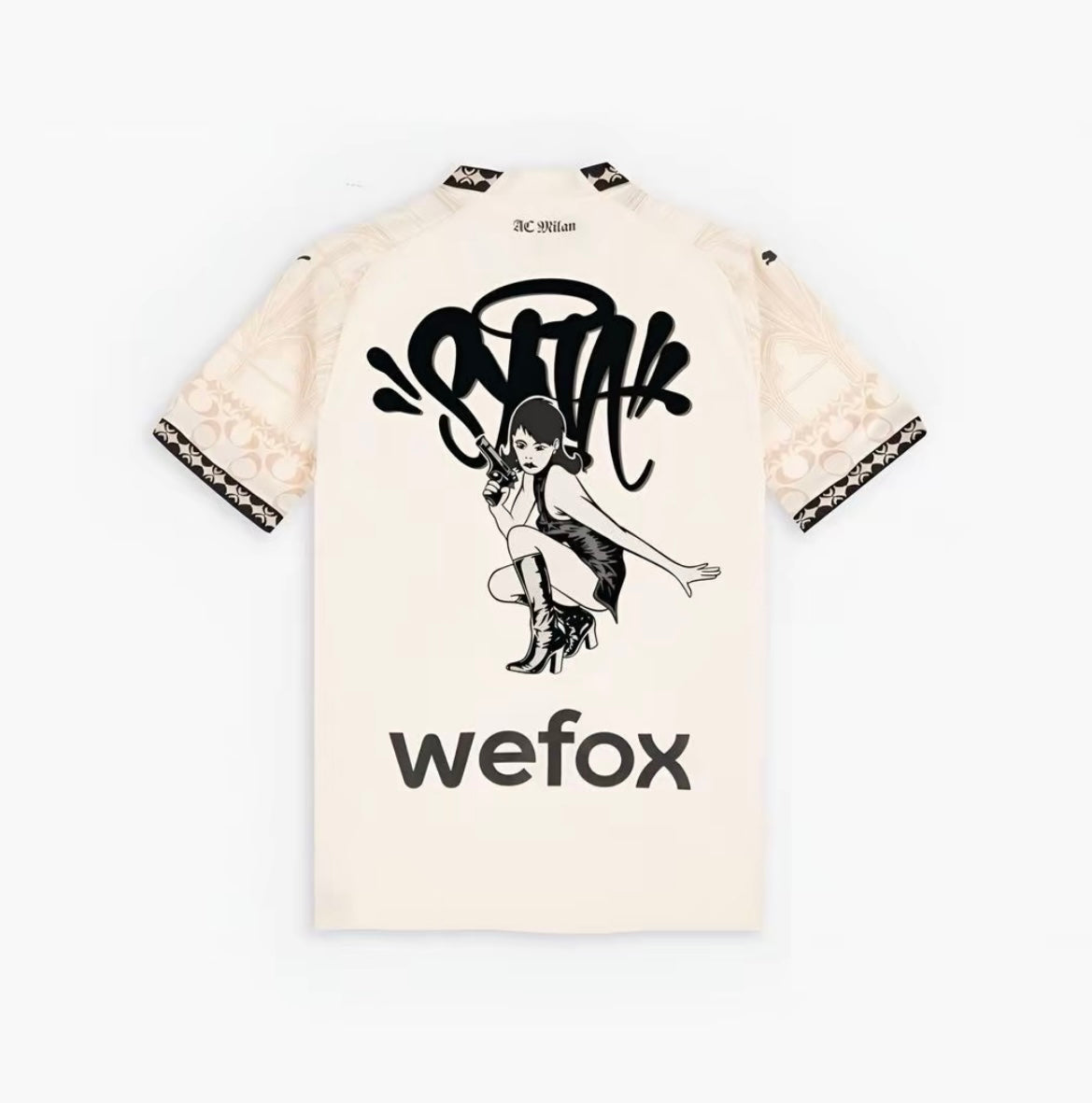 MAILLOT AC MILAN KISS WHITE
