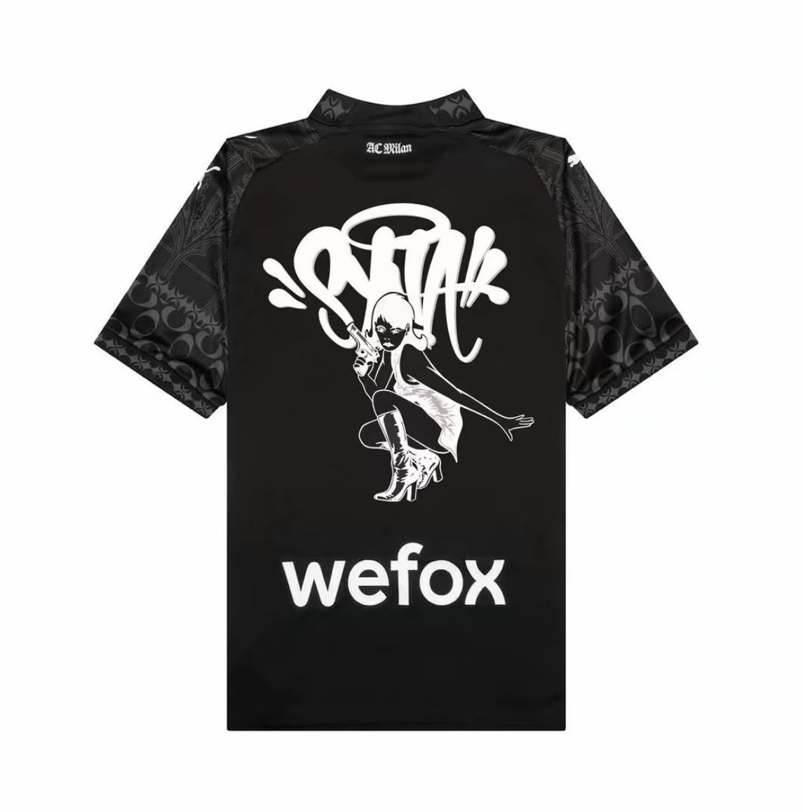 MAILLOT AC MILAN KISS BLACK